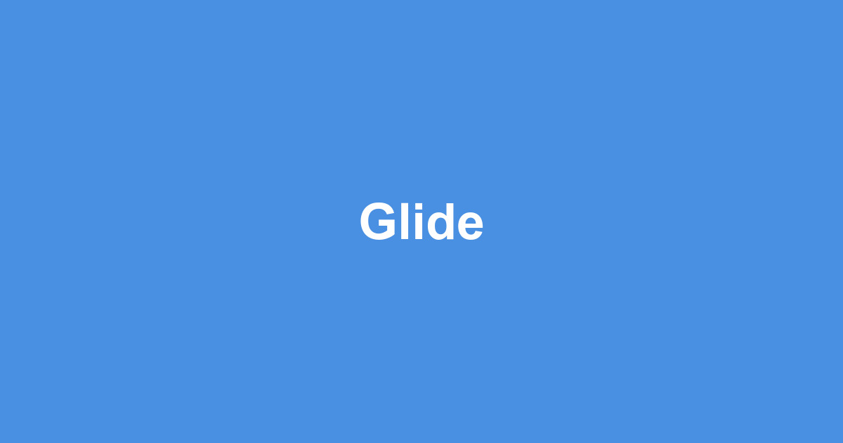 Glide screenshot