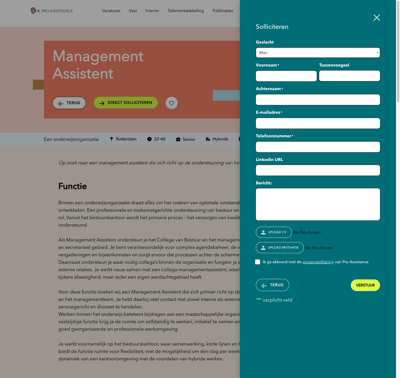 Management Assistent - Pro Assistance